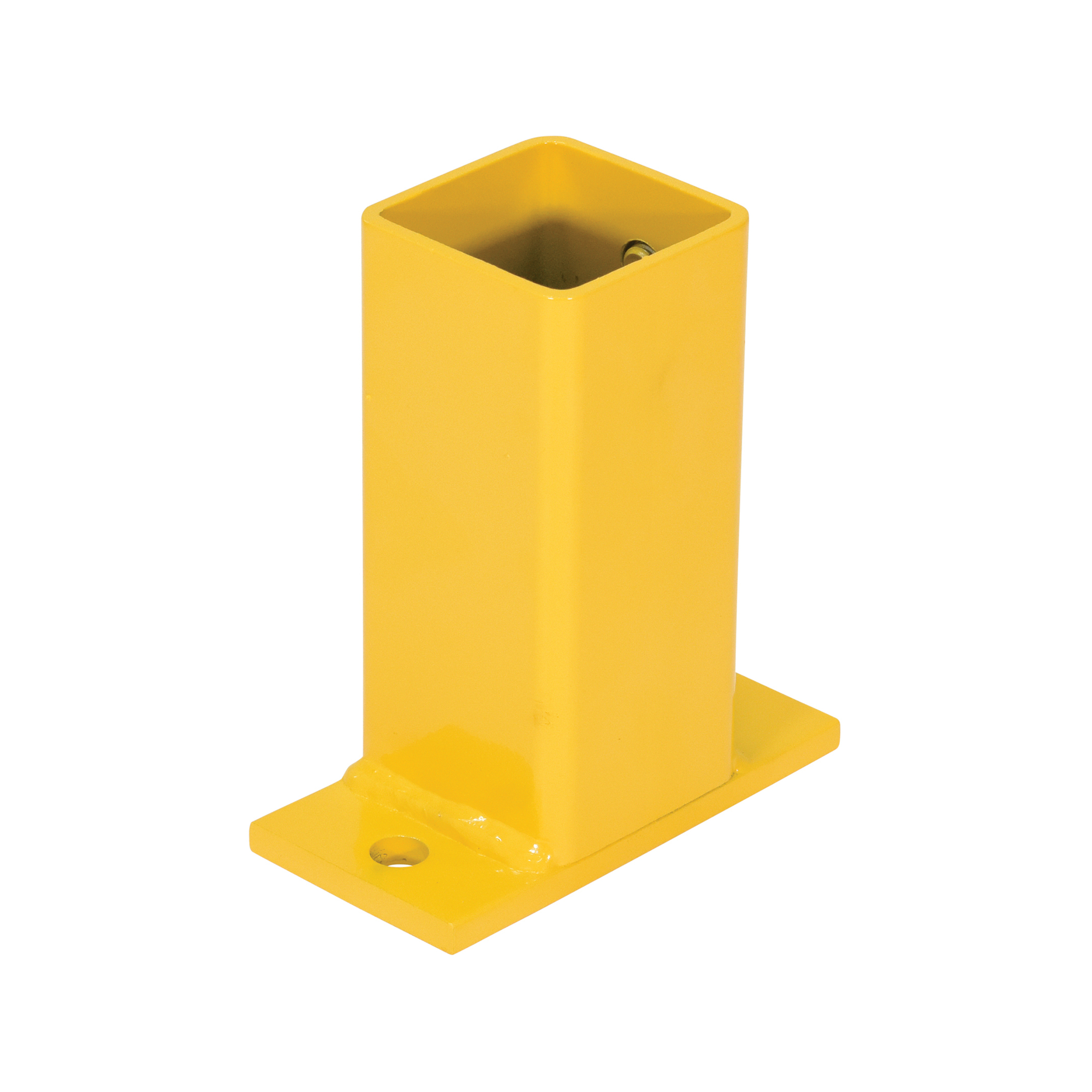 Vestil Steel Modular Guard Wall Mount for Outer Post Tubing Option 6-7/8 In. x 3 In. x 6 In. Yellow
